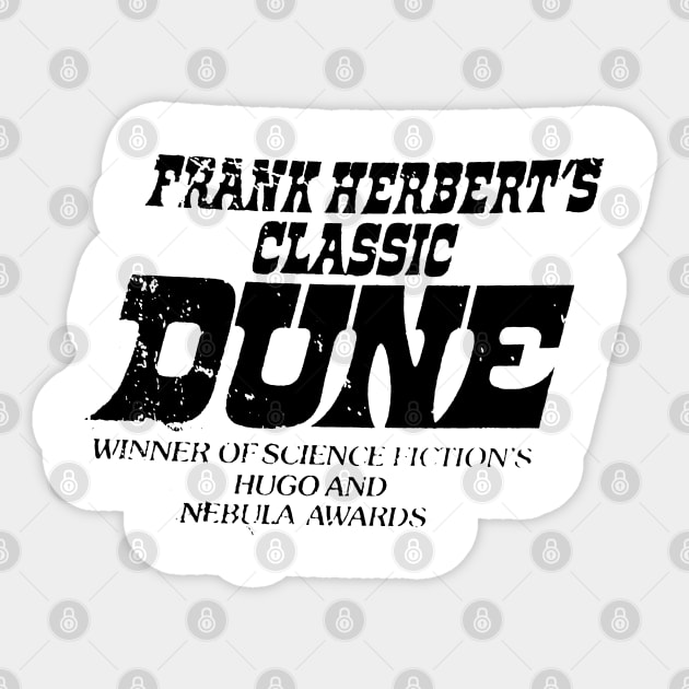 Retro Dune Logo Sticker by ChrisShotFirst